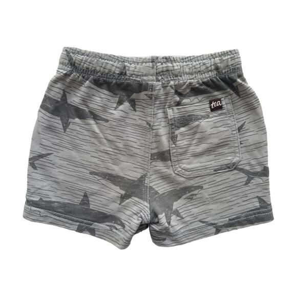 Tea Collection Jersey Shark Shorts Size 3T - Picture 2 of 3
